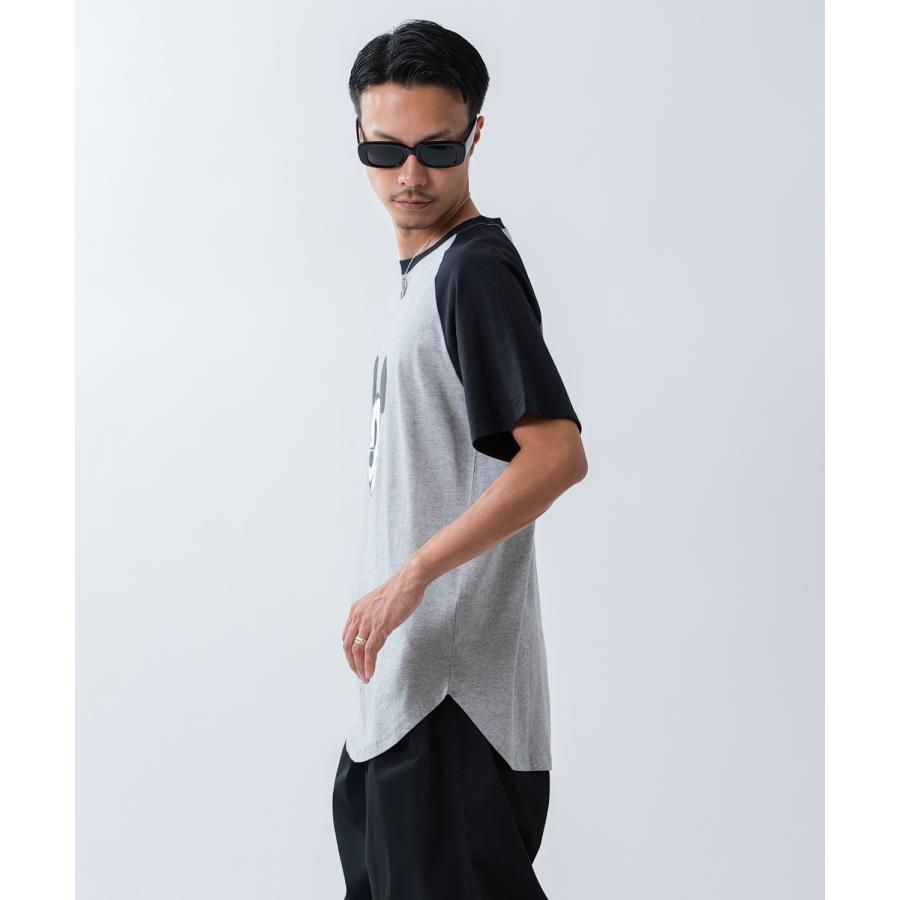 カットソー メンズ ミッキーマウス キャラT キャラクター 半袖 Tシャツ トップス ラグラン 綿100％ カジュアル アメカジ ストリート スケーター 古着MIX | improves | 09