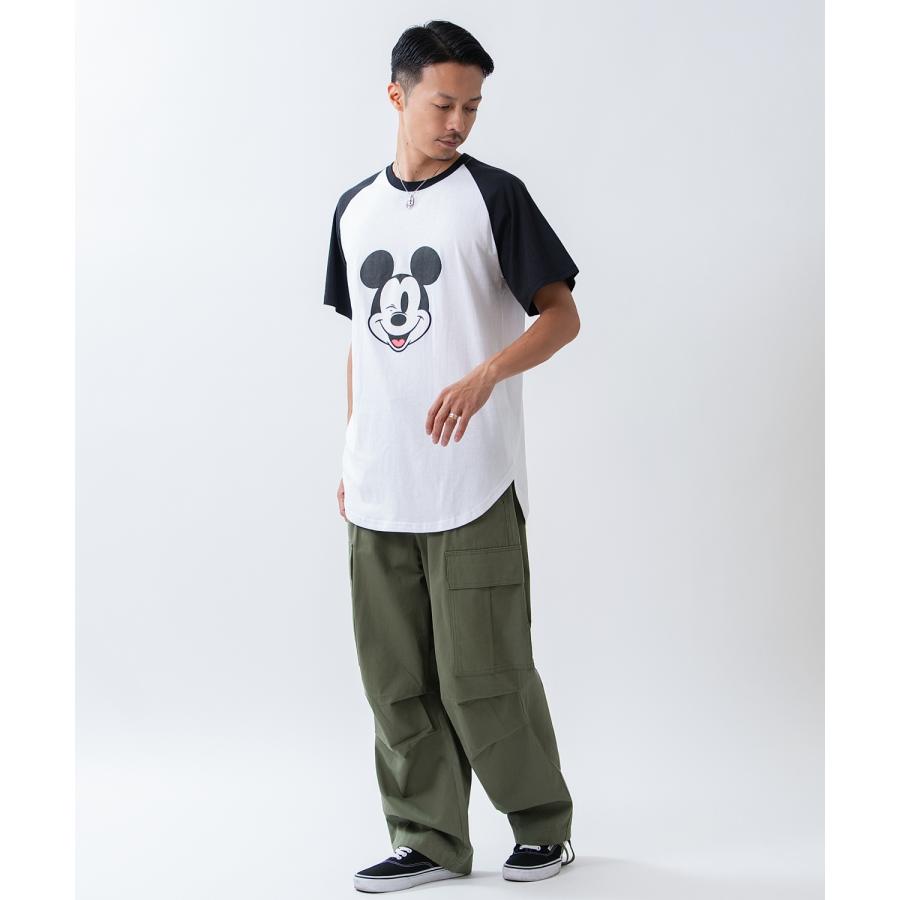 カットソー メンズ ミッキーマウス キャラT キャラクター 半袖 Tシャツ トップス ラグラン 綿100％ カジュアル アメカジ ストリート スケーター 古着MIX | improves | 11
