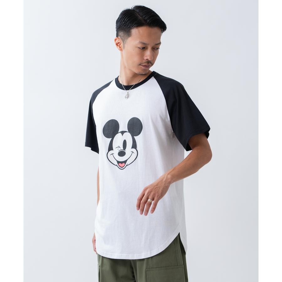 カットソー メンズ ミッキーマウス キャラT キャラクター 半袖 Tシャツ トップス ラグラン 綿100％ カジュアル アメカジ ストリート スケーター 古着MIX | improves | 12