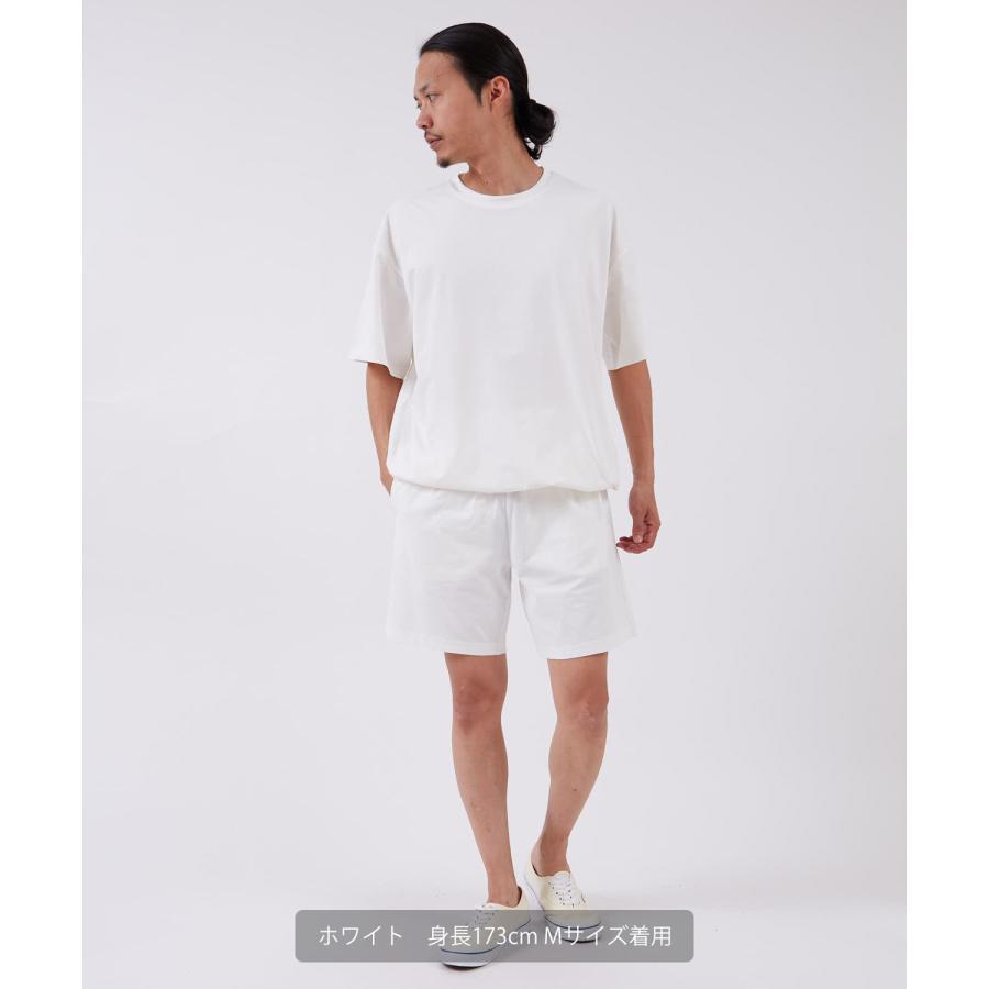 セットアップ 半袖Tシャツ ハーフパンツ メンズ SHISKY 上下 2点組 ドライ 速乾 無地 ビッグシルエット ワイド ストリート カジュアル 夏 | improves | 20