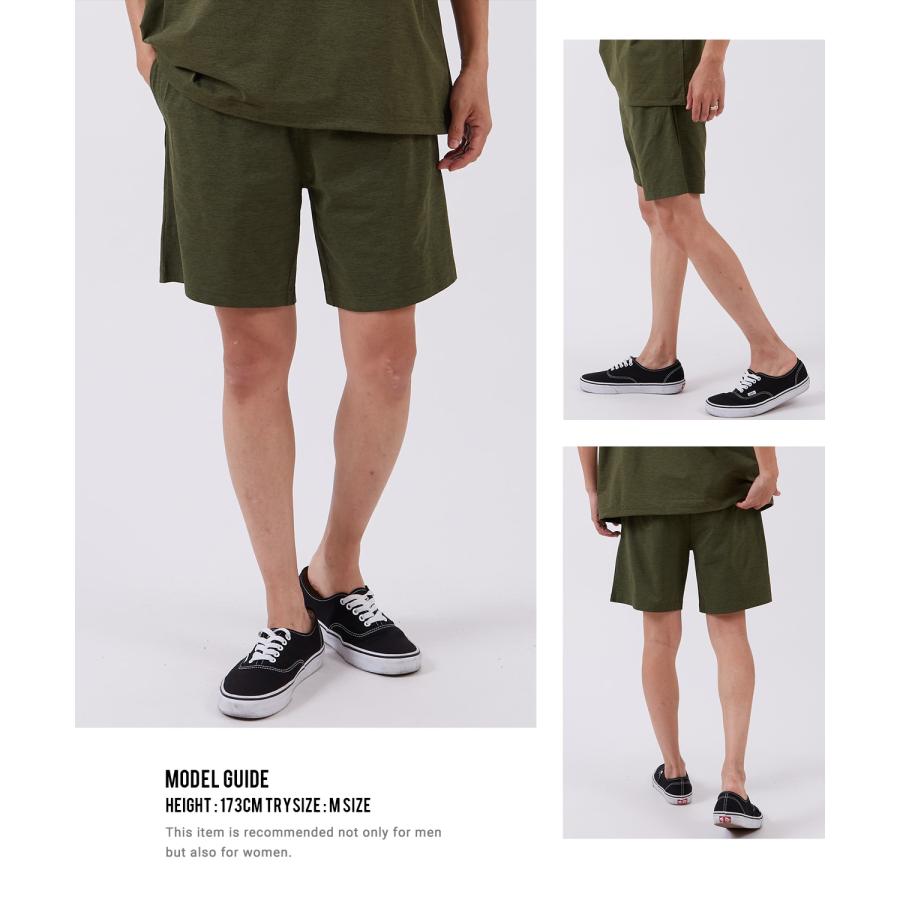 セットアップ 半袖Tシャツ ハーフパンツ メンズ SHISKY 上下 2点組 ドライ 速乾 無地 ビッグシルエット ワイド ストリート カジュアル 夏 | improves | 13