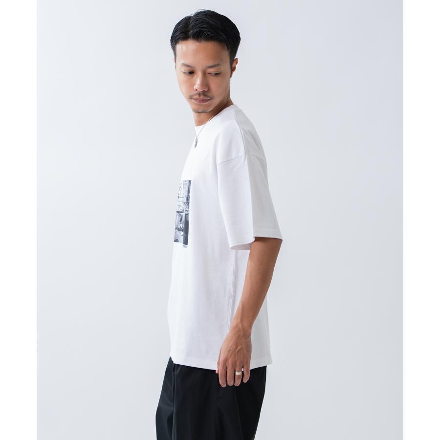 半袖Tシャツ メンズ オリジナルプリント 半袖Tシャツ ストリートフォト カットソー カジュアル アメカジ ストリート スケーター ホワイト | improves | 04