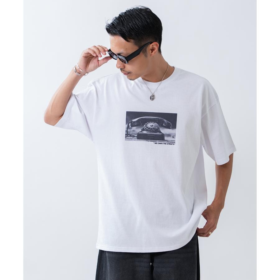 半袖Tシャツ メンズ レディース　オリジナルプリント　フォンフォト　半袖Tシャツ カットソー カジュアル アメカジ ストリート 韓国ファッション | improves