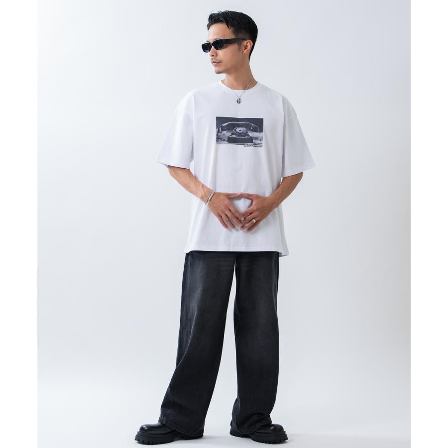 半袖Tシャツ メンズ レディース　オリジナルプリント　フォンフォト　半袖Tシャツ カットソー カジュアル アメカジ ストリート 韓国ファッション | improves | 02