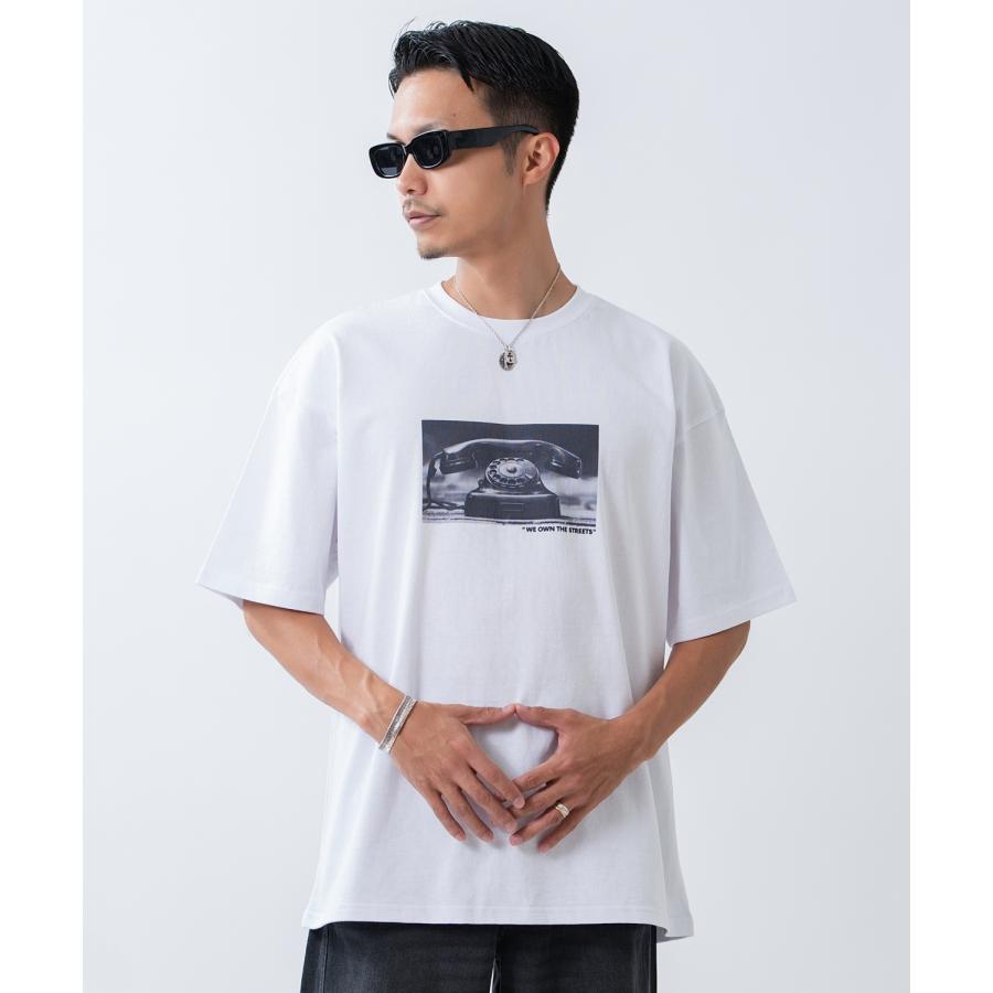 半袖Tシャツ メンズ レディース　オリジナルプリント　フォンフォト　半袖Tシャツ カットソー カジュアル アメカジ ストリート 韓国ファッション | improves | 03