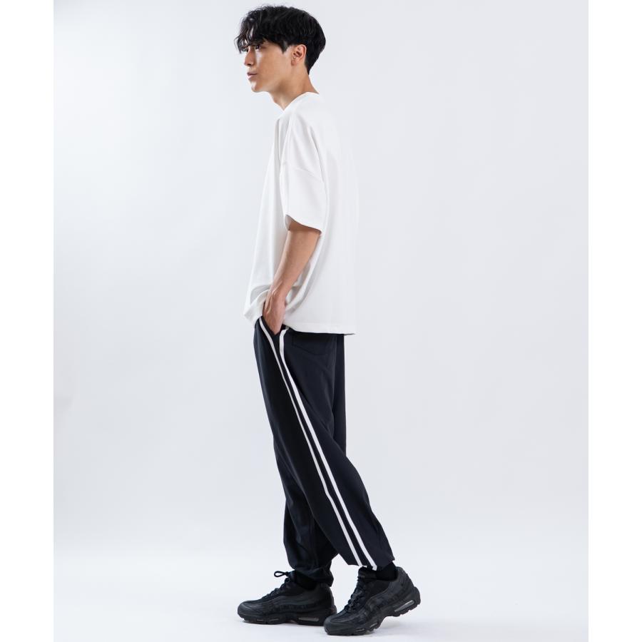 ワイドパンツ メンズ タックパンツ トラックパンツ バルーンパンツ サイドライン イージーパンツ ルーズ ストリート ユニセックス | improves | 14