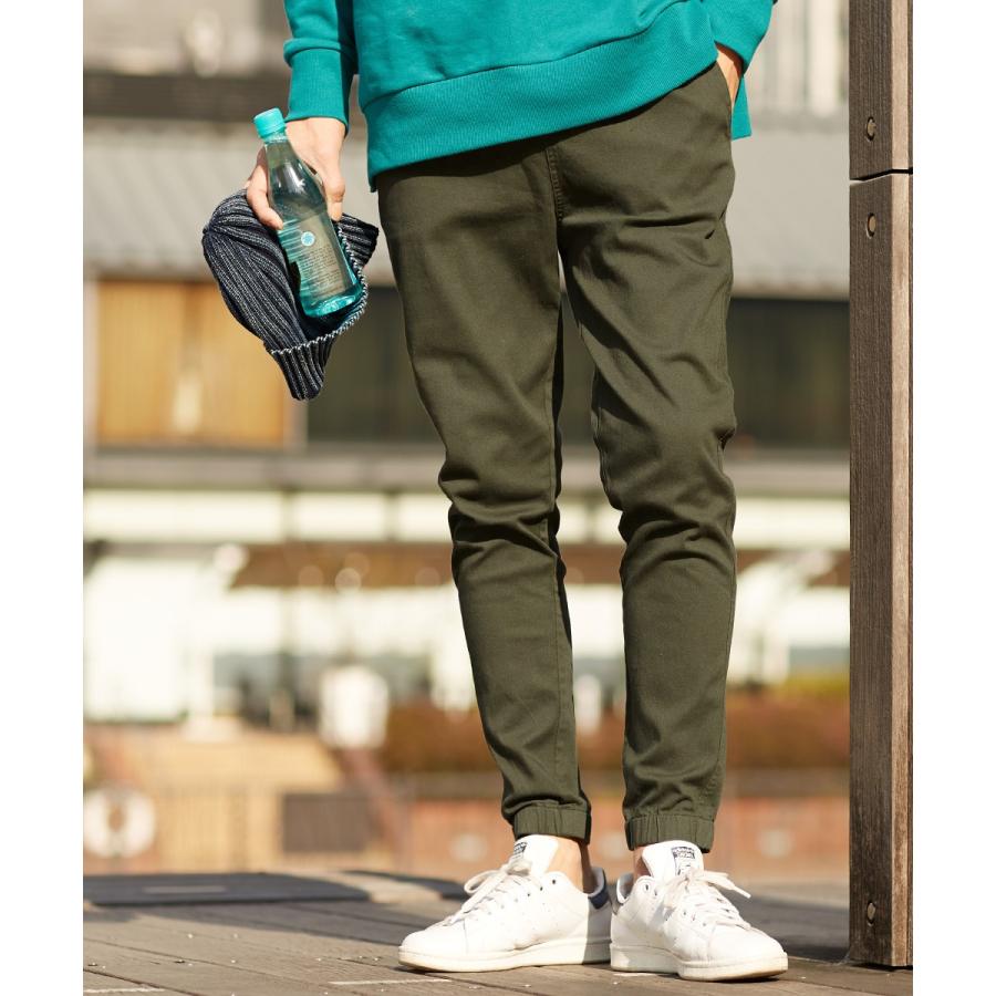 送料無料 ジョガーパンツ メンズ レディース チノパン ストレッチ スリム イージーパンツ テーパード ブラック ベージュ カーキ 黒 インプローブス Improves Improves インプローブス 通販 Yahoo ショッピング