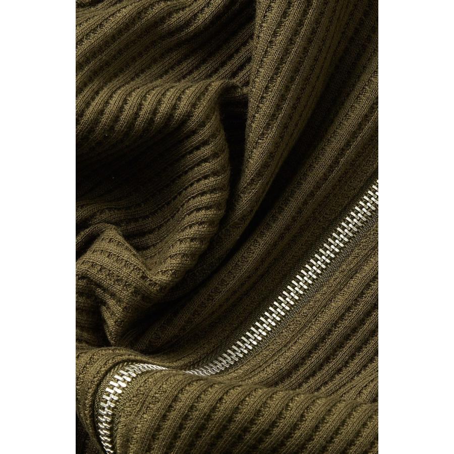 ヘビーワッフル パーカー メンズ 無地 ジップアップパーカー ジップパーカー セットアップ可能 カーキ 黒 サーフ系 | improves | 11