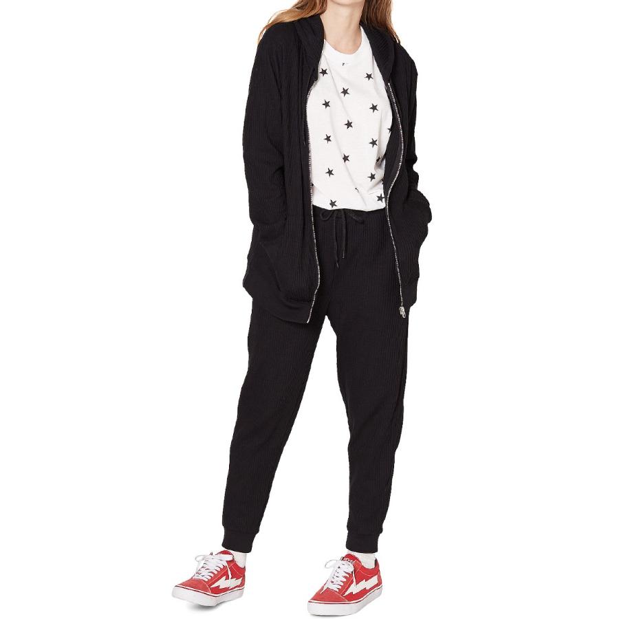 ヘビーワッフル パーカー メンズ 無地 ジップアップパーカー ジップパーカー セットアップ可能 カーキ 黒 サーフ系 | improves | 06