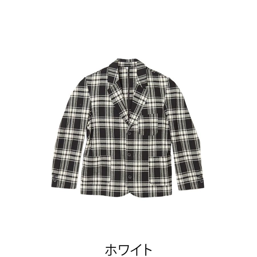 チェックブルゾン　ジャケット　春夏 両胸 ポケット ブルゾン メンズ ファッション チェック チェック