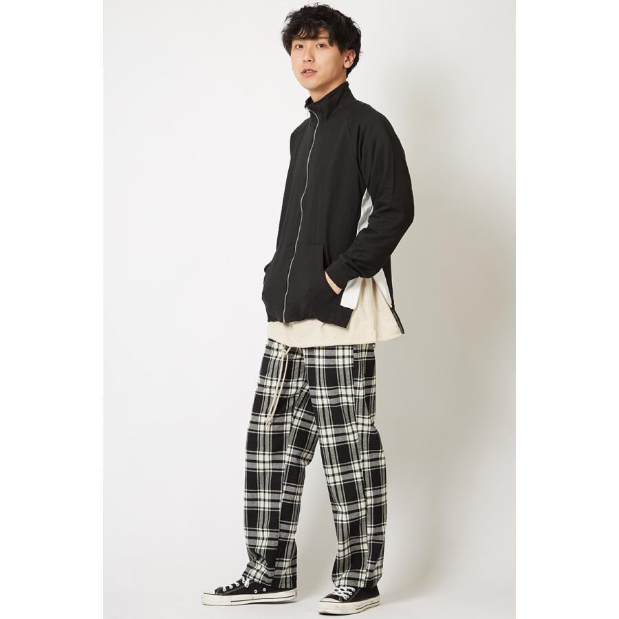 スウェット ジャージ ジャケット メンズ トラックジャケット 春 アウター スエット サイドライン セットアップ可能 | improves | 03