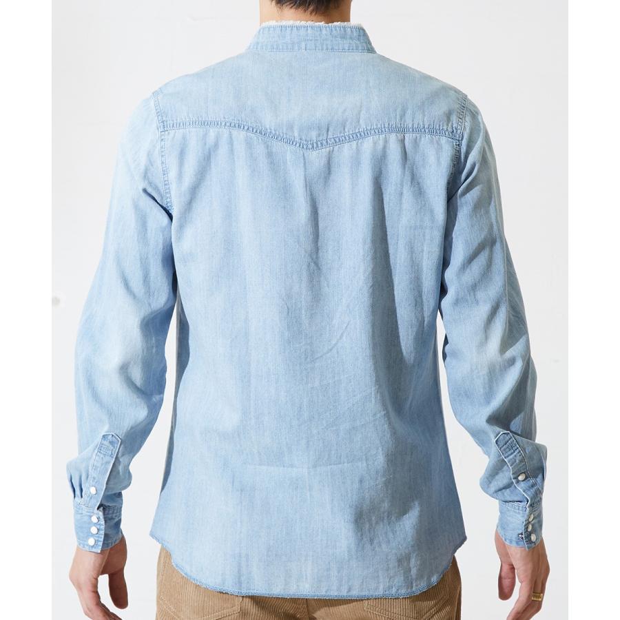 improves（インプローブス） デニムシャツ メンズ シャツ 長袖 ノー
