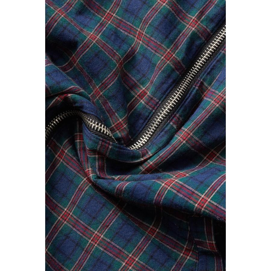 チェック ジャケット メンズ スイングトップ アウター ブルゾン スウィングトップ セットアップ可能 レッド | improves | 18