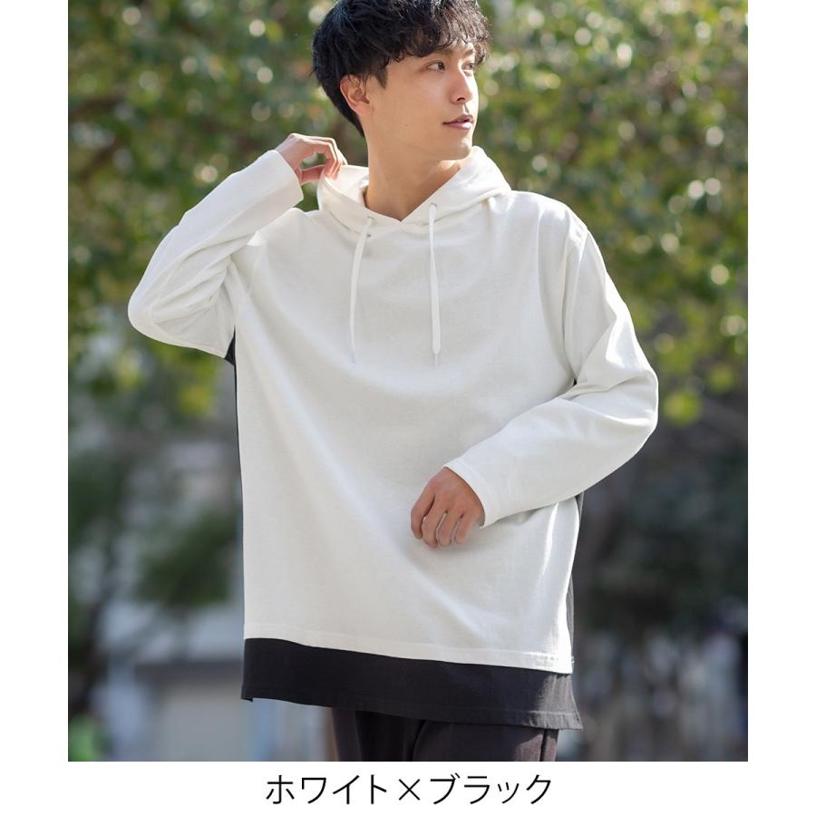 improves（インプローブス） フード パーカー ビッグTシャツ メンズ