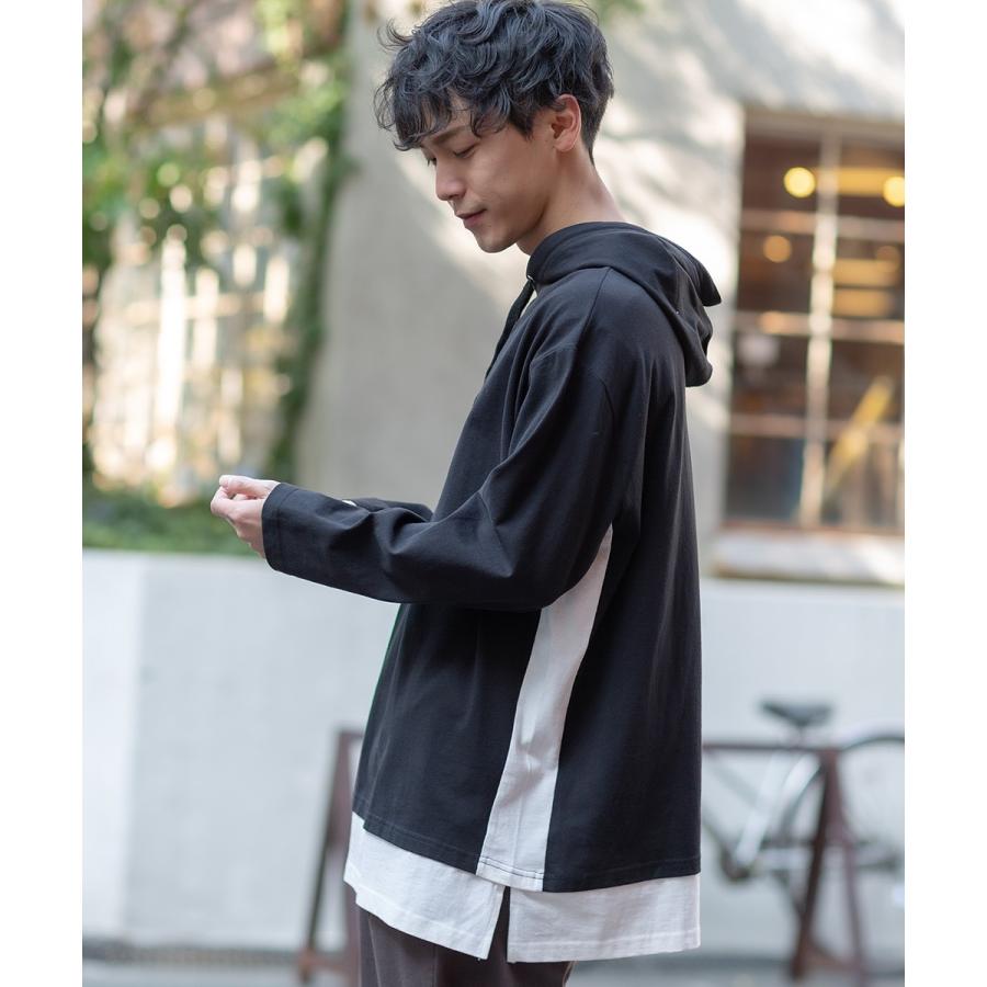 improves（インプローブス） フード パーカー ビッグTシャツ メンズ