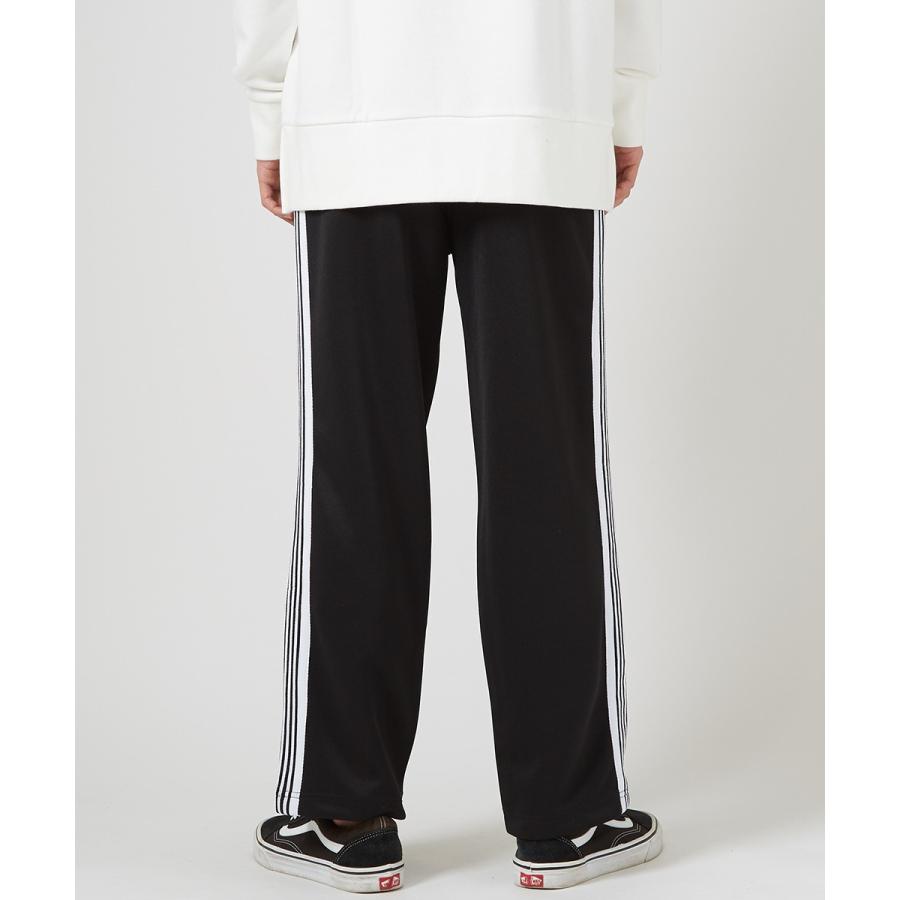 サイドライン ジャージ ワイドパンツ メンズ ラインパンツ ダンス トラックパンツ バギーパンツ イージーパンツ ブラック | improves | 09