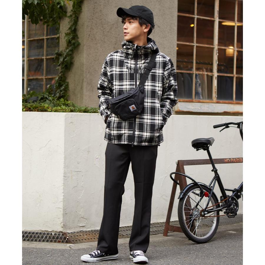 チェック マウンテンパーカー メンズ マウンテンパーカ 春 アウター ジャケット セットアップ可能 パーカー レッド | improves | 05