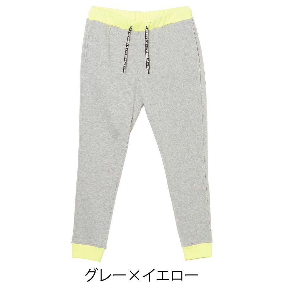 ネオンカラー スウェットパンツ メンズ スリム スエットパンツ ジョガーパンツ ジャージ セットアップ可能 蛍光色 黒 | improves | 04