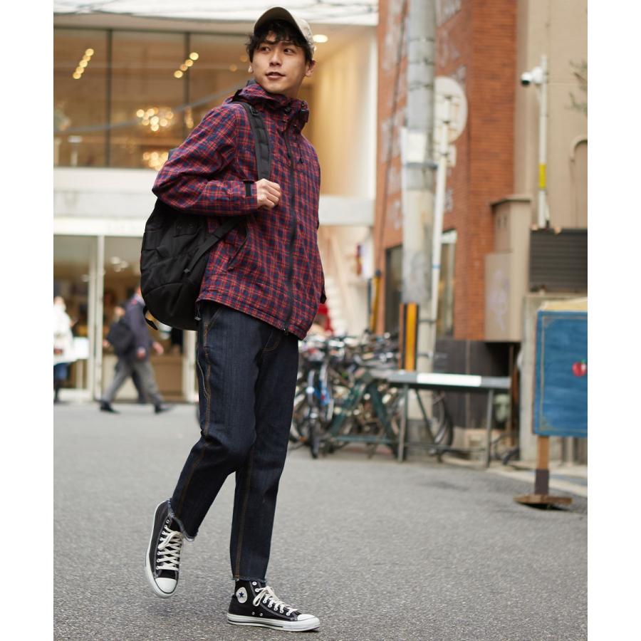 チェック マウンテンパーカー メンズ マウンテンパーカ 春 アウター ジャケット セットアップ可能 パーカー レッド | improves | 05