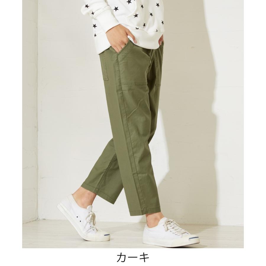 OVY チノパンツ 新作 カーキ M-［medium］チノクロスパンツ Teddy / カーキグリーン | days