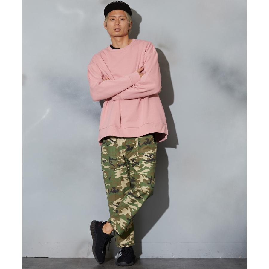 Stone  迷彩パンツ 折り返しウエスト迷彩柄カーゴパンツ 春 夏[品番：SHNW0011421