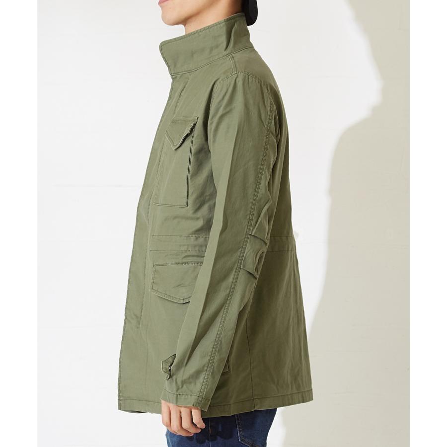 M-65 ミリタリージャケット メンズ M65 ジャケット 迷彩 春 アウター ブルゾン ジャンパー 迷彩柄 カモフラ カーキ | improves | 10