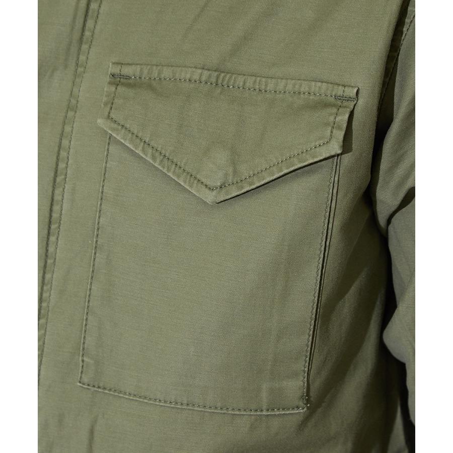 M-65 ミリタリージャケット メンズ M65 ジャケット 迷彩 春 アウター ブルゾン ジャンパー 迷彩柄 カモフラ カーキ | improves | 13