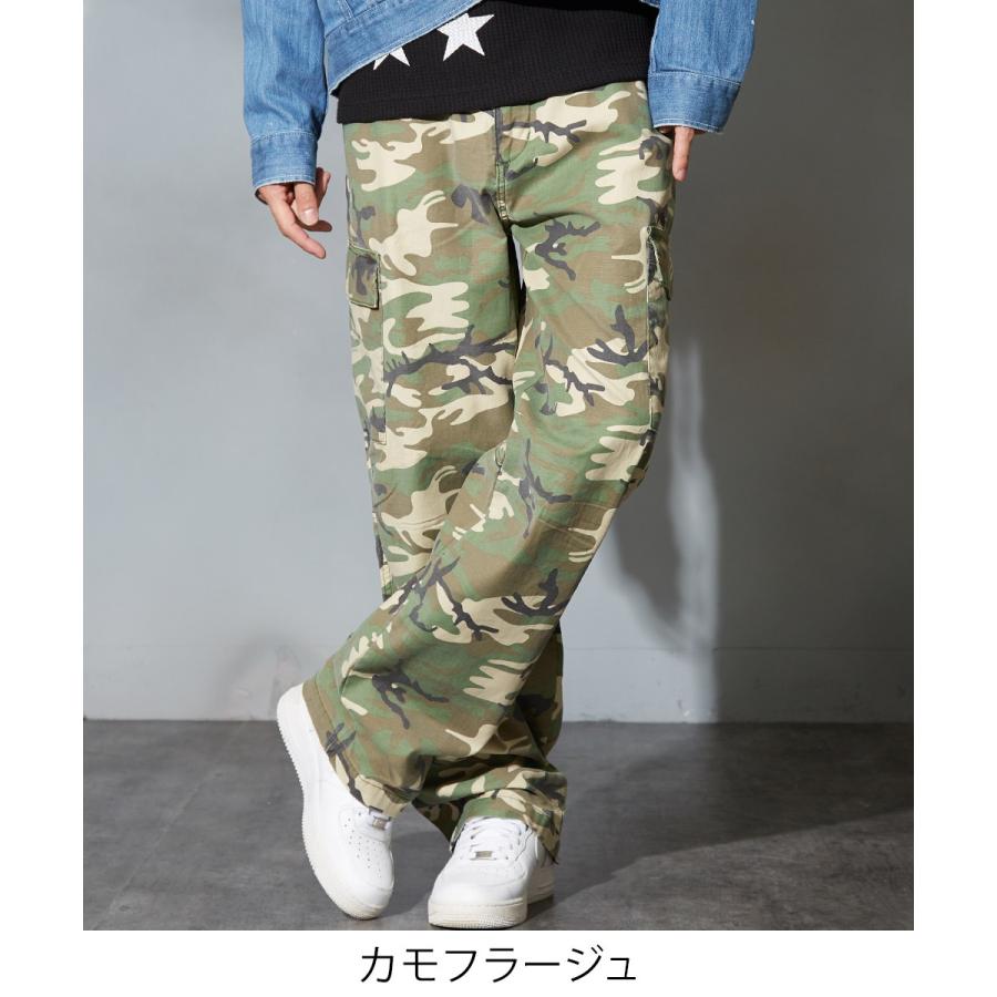 カモフラージュ ワイドカーゴパンツ 迷彩 ストリートスタイル 楽天市場】カーゴパンツ 迷彩パンツ 迷彩パンツ コットン S-3XL