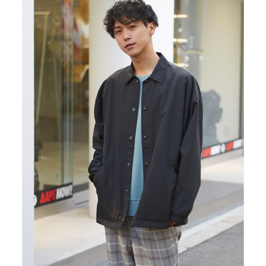 ビッグシルエット コーチジャケット メンズ ブルゾン オーバーサイズ ビッグサイズ 春 アウター ジャンパー ジャンバー | improves | 04