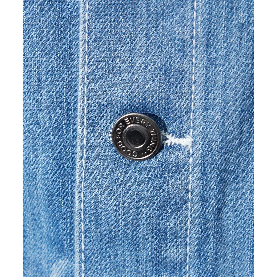 ビッグシルエット デニム ジージャン メンズ ブルゾン Gジャン デニムジャケット オーバーサイズ ジャケット 春 アウター | improves | 12