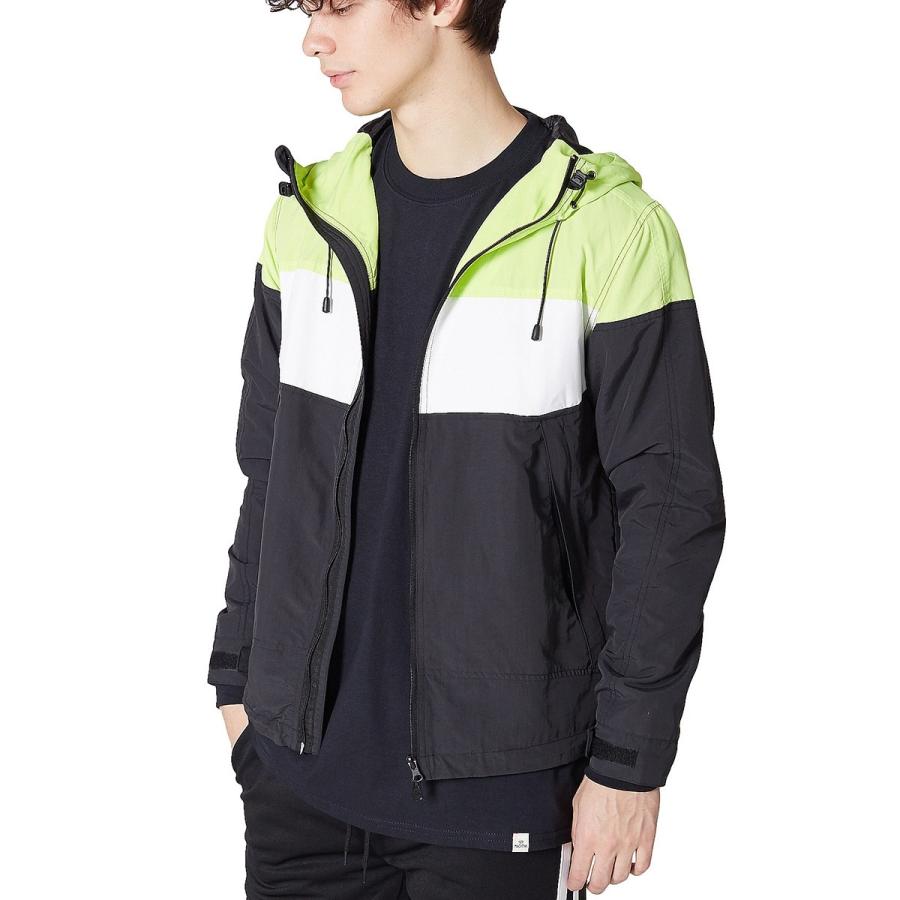 マウンテンパーカー メンズ マウンテンパーカ ナイロン ジャケット ストリート 春 アウター セットアップ可能 ブルゾン ブラック | improves | 01