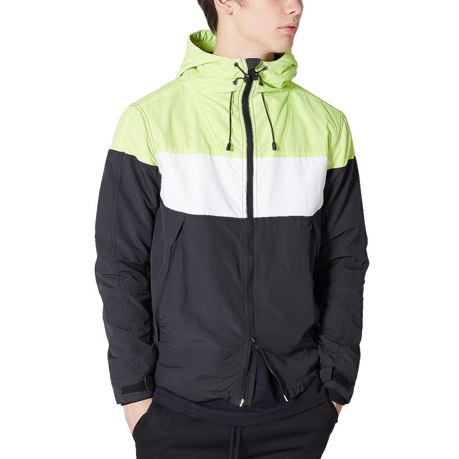 マウンテンパーカー メンズ マウンテンパーカ ナイロン ジャケット ストリート 春 アウター セットアップ可能 ブルゾン ブラック | improves | 02