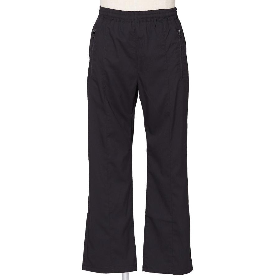 スーツ生地 ワイドパンツ メンズ バギーパンツ スラックス セットアップ可能 イージーパンツ ブラック グレー 黒 | improves | 06