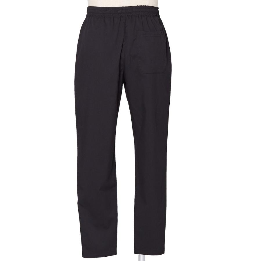 スーツ生地 スリム パンツ メンズ スラックス セットアップ可能 テーパードパンツ イージーパンツ ブラック グレー | improves | 07