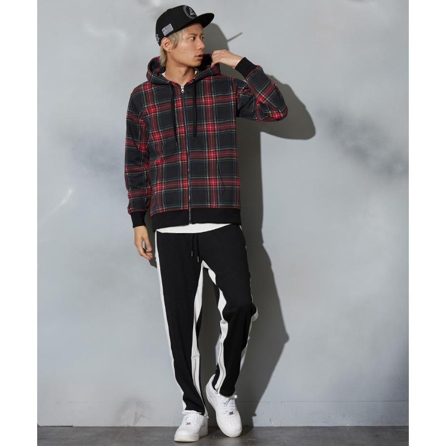 improves（インプローブス） チェック スウェット パーカー メンズ