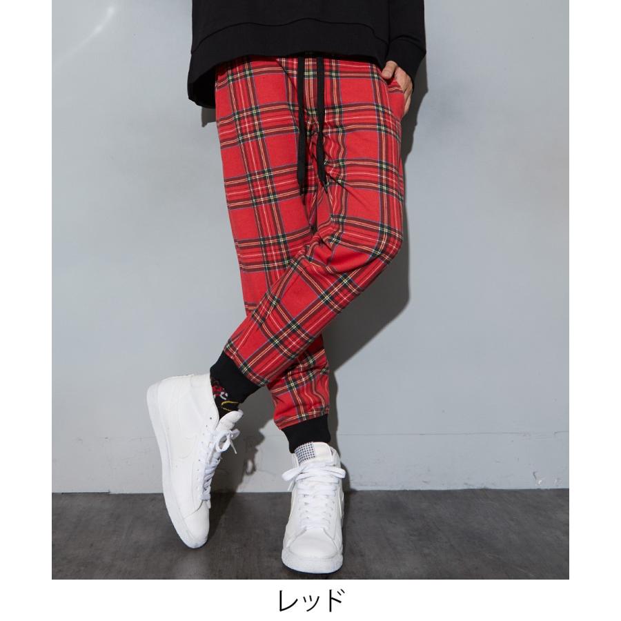 チェック スウェット ジョガーパンツ メンズ スウェットパンツ スリム ダンス セットアップ可能 スエットパンツ 赤 Improves インプローブス 通販 Yahoo ショッピング