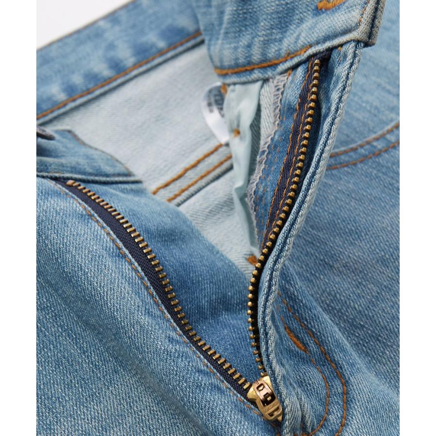 improves デニム レオパード ラインパンツ メンズ デニムパンツ サイド