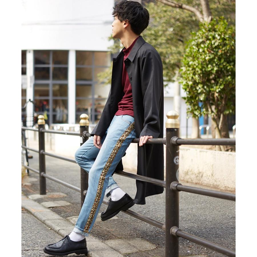 improves（インプローブス） デニム レオパード ラインパンツ メンズ