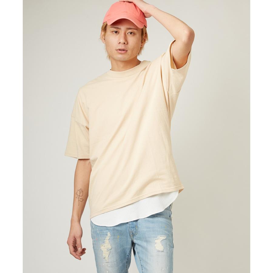 ロング タンクトップ メンズ ワッフル サーマル カットソー ロング丈 ホワイト ブラック カモフラ 迷彩 白 黒 無地 ストリート系 | improves | 04