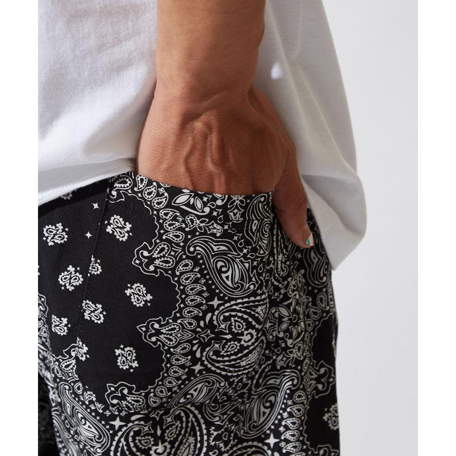 improves（インプローブス） ペイズリー柄 ショートパンツ メンズ 膝上