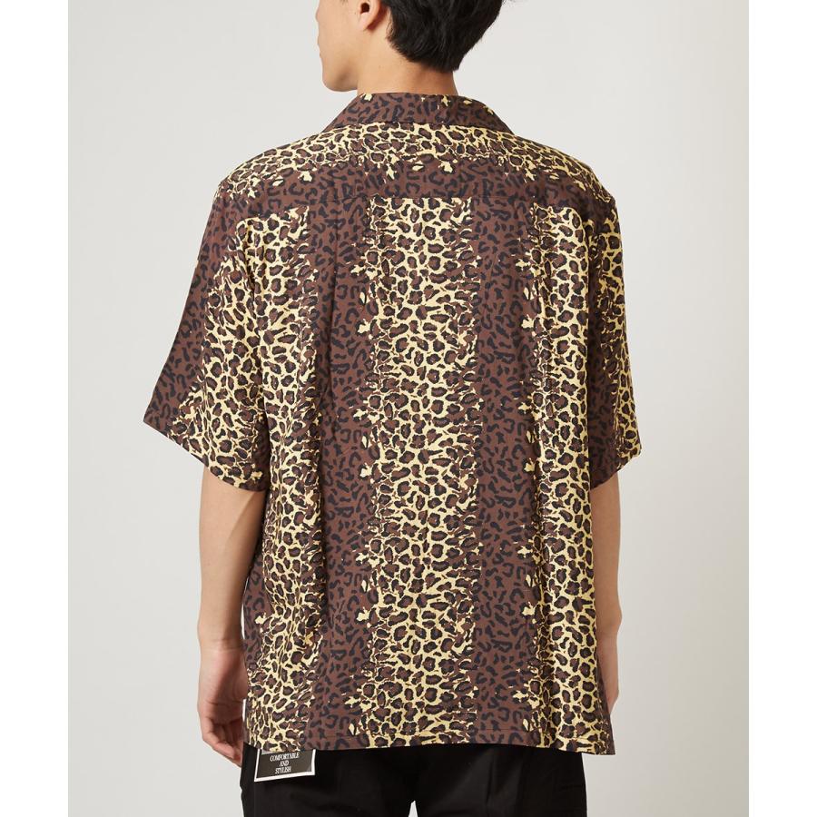 improves（インプローブス） 開襟シャツ 半袖 メンズ レオパード