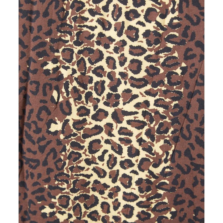 【極美品】ギットマン ヒョウ柄レーヨン開襟シャツ USA製 M レオパード M STAR OF HOLLYWOOD(スターオブハリウッド)『LEOPARD』ヒョウ柄