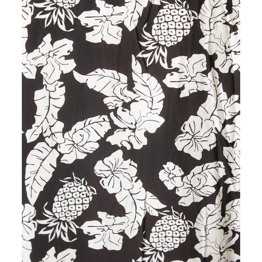 開襟シャツ 半袖 メンズ ボタニカル柄 アロハシャツ パイナップル柄 花柄 シャツ レーヨン オープンカラーシャツ レトロ 柄シャツ | improves | 10