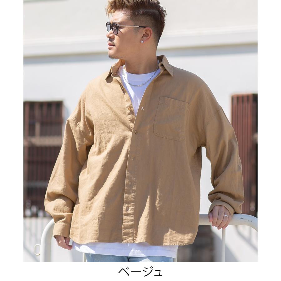 綿 麻 リネン シャツ メンズ 半袖 オープンカラーシャツ 開襟シャツ カジュアルシャツ 半袖シャツ きれいめ 無地 ベージュ カーキ Improves インプローブス 通販 Yahoo ショッピング