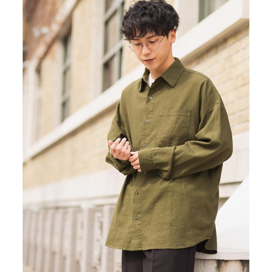 improves（インプローブス） 綿 麻 リネン シャツ メンズ 半袖