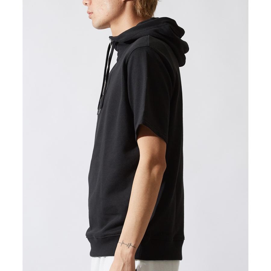 半袖 スウェット トレーナー メンズ 無地 スエット クルーネック カットソー トップス 裾サイドジップ グレー ブラック 黒 ストリート | improves | 06