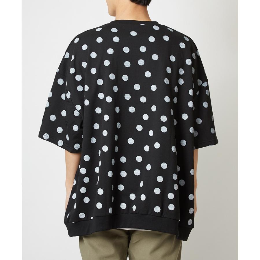 ビッグシルエット トレーナー メンズ 半袖 ビッグTシャツ カットソー Tシャツ クルーネック ロゴ プリント オーバーサイズ トップス | improves | 07