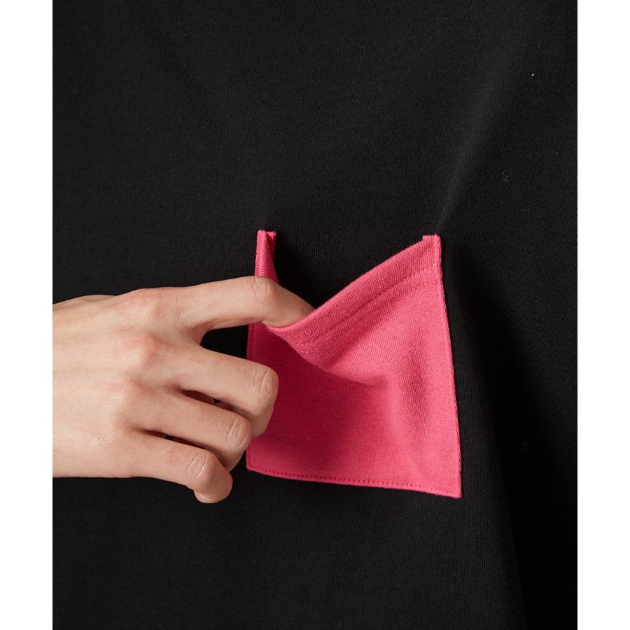 蛍光色 使い ビッグシルエット トレーナー メンズ 無地 半袖 5分袖 スウェット スエット クルーネック オーバーサイズ ビッグサイズ | improves | 10