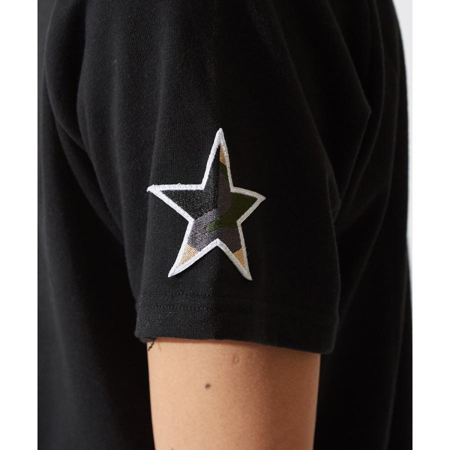 半袖 トレーナー メンズ スウェット スエット クルーネック プルオーバー Tシャツ カットソー 星 ワッペン スター ロゴ サーフ系 | improves | 11