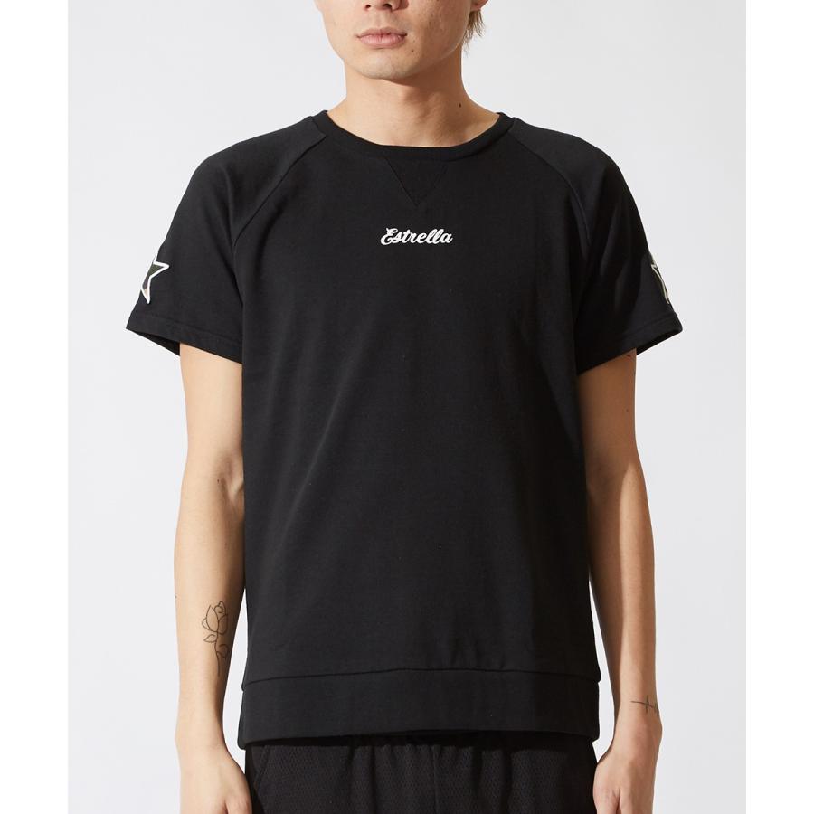 半袖 トレーナー メンズ スウェット スエット クルーネック プルオーバー Tシャツ カットソー 星 ワッペン スター ロゴ サーフ系 | improves | 07